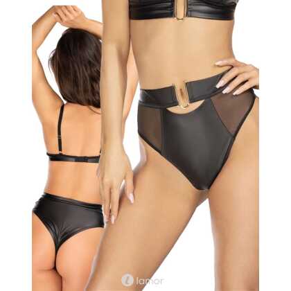* AXAMI Lederlook hoge taille String