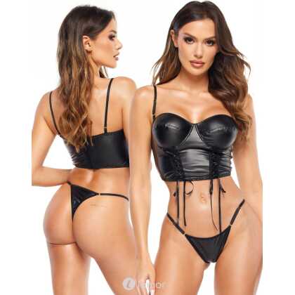 * BEAUTYNIGHT 2-delige wetlook set