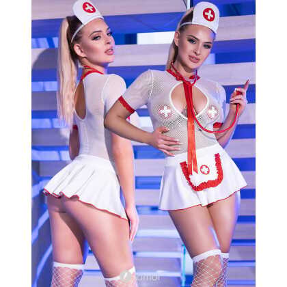 * CHILIROSE 8-delige verpleegster outfit