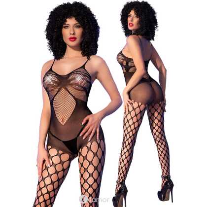 * CHILIROSE Bodystocking met Netstof