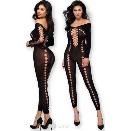 * CHILIROSE Zwarte Bodystocking