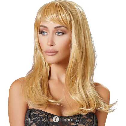 * COTTELLI Blonde lange pruik