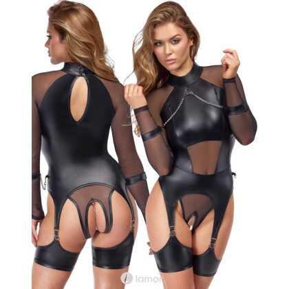 * COTTELLI Jarretel body & Zachte handboeien