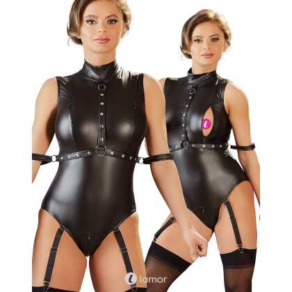 * COTTELLI Mattlook strapsbody met ritsen