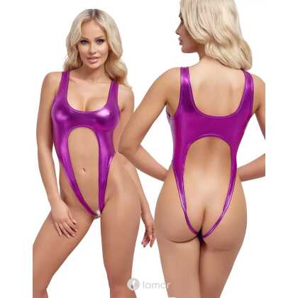 * COTTELLI Metallic roze open billen body
