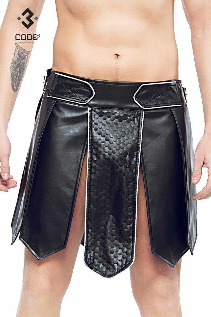 * Code8 by XXX COLLECTION Gladiator geschulpt leer