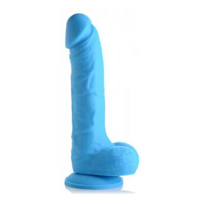 Curve Toys Siliconen Dildo met Ballen - 7 / 18 cm