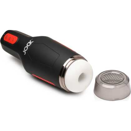 Curve Toys Zuig- en Vibrerende Masturbator - 15X - Zwart