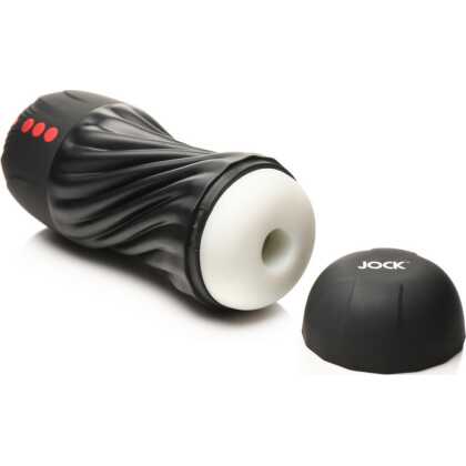 Curve Toys Zuigende en Vibrerende Masturbator - Zwart