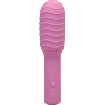 Doc Johnson Elite - Mini Vibrator met Verwisselbare Bevestiging - 4 / 10 cm