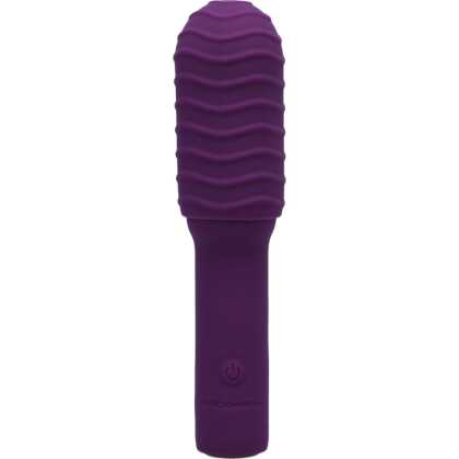 Doc Johnson Elite - Mini Vibrator met verwisselbare opzetstuk - 4 / 10 cm