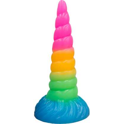 Doc Johnson Fantasy Fuckers - Hemelse Eenhoorn Hoorn - Glow in the Dark - Multicolor