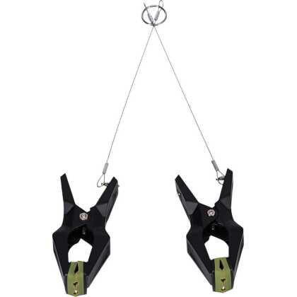 Doc Johnson Hardwire Hangers - Zwart/Groen