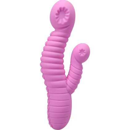 Doc Johnson Into The C - Seapuss - Warming Rippled Rabbit Vibrator - Purple