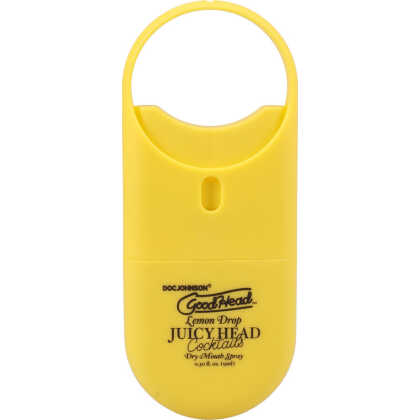 Doc Johnson Juicy Head - Cocktails - Dry Mouth Spray To-Go - Lemon Drop - 0.3 fl oz / 9 ml