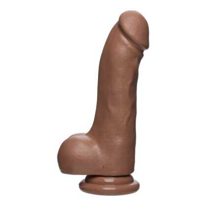 Doc Johnson Master D - Realistic FIRMSKYN Dildo met Ballen - 7 / 18 cm