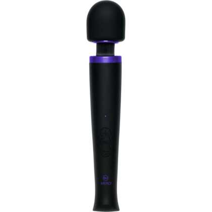 Doc Johnson Oplaadbare Power Wand - Ultra-Krachtige Silicone Wand Massager - Zwart