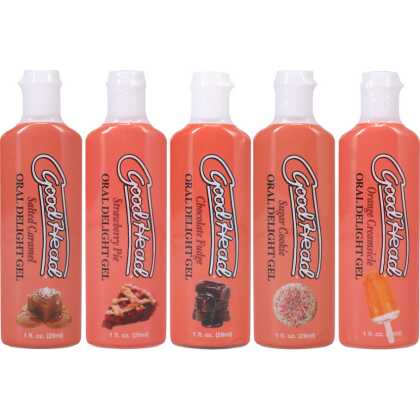 Doc Johnson Orale Delight Gel - Desserts - 5 Pack - 1 fl oz / 29 ml