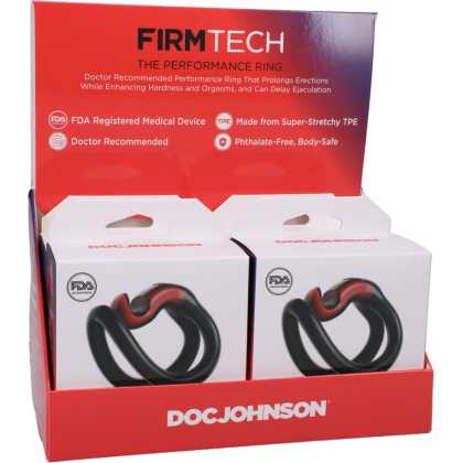 Doc Johnson Prestatie Ring - 4 Pack Display
