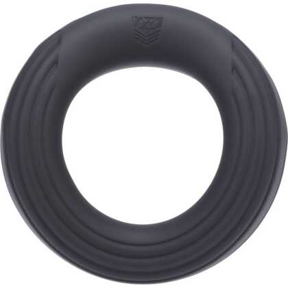 Doc Johnson Rev Cock Throbber - Vibrerende Cockring - Zwart