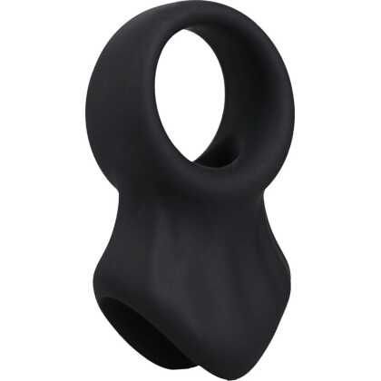 Doc Johnson The Presenter - Silicone Cockring - Black