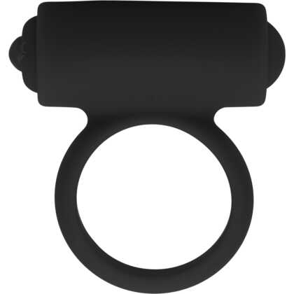 Doc Johnson Vibrerende C-ring - Zwart