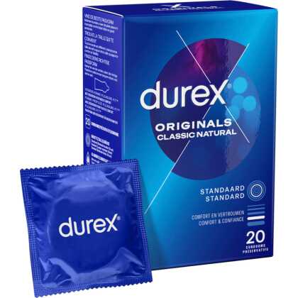 Durex Originals Classic Natural - Condooms - 20 Stuks