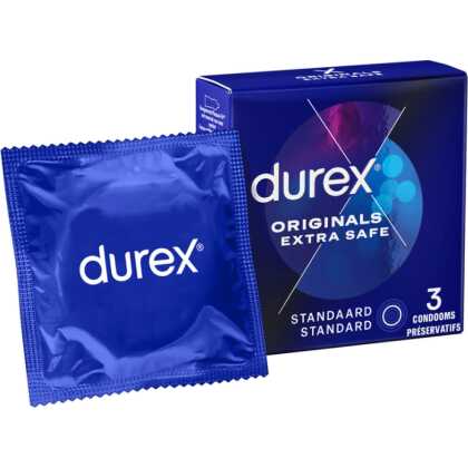 Durex Originals Extra Safe - Condoms - 3 Stuks