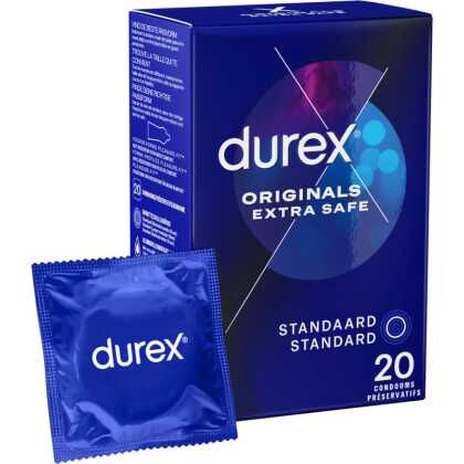 Durex Originals Extra Safe - Condooms - 20 Stuks