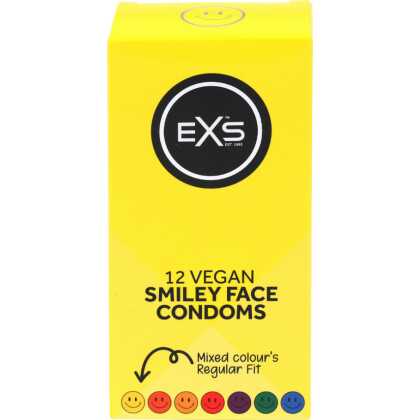 EXS EXS Smiley Face Regular - Condooms - 12 Stuks