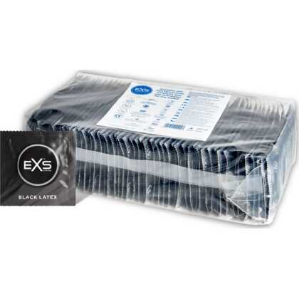 EXS EXS Zwarte Latex Condoms - Condoms - 100 Stuks