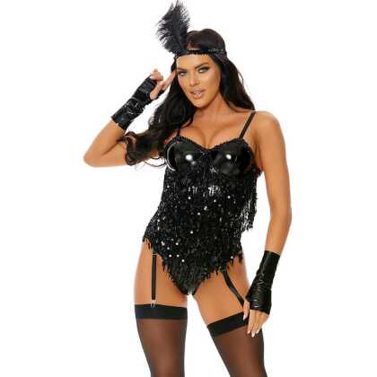 Forplay All Flapped Out - Sexy Flapper Kostuum - L/XL