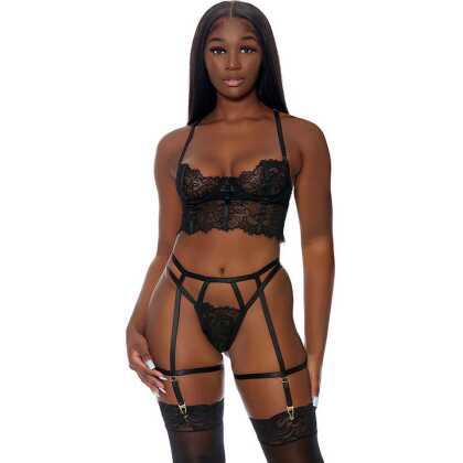 Forplay Blooming Beauty - Lingerie Set - S