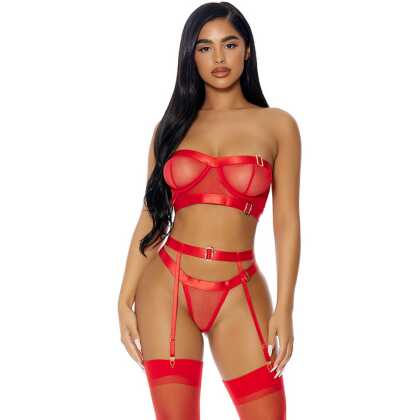 Forplay Good As Gold Lingerie Set - Lingerieset - L