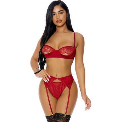 Forplay Just a Peek - Lingerie Set - M