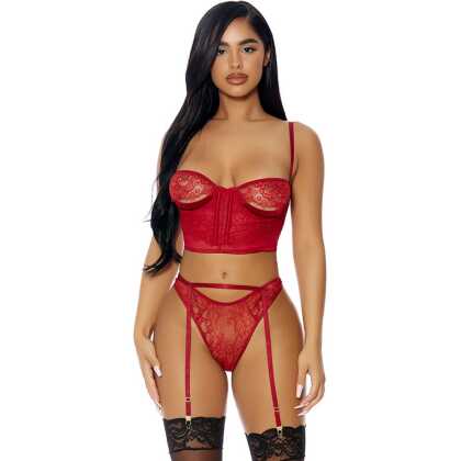 Forplay Peek Inside - Lingerie Set - S