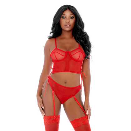 Forplay Ring Me Up - Bustier Set - L