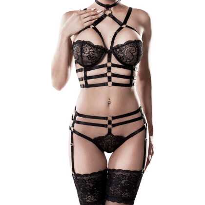 * GREY VELVET 2-delig harnas van Grey Velvet