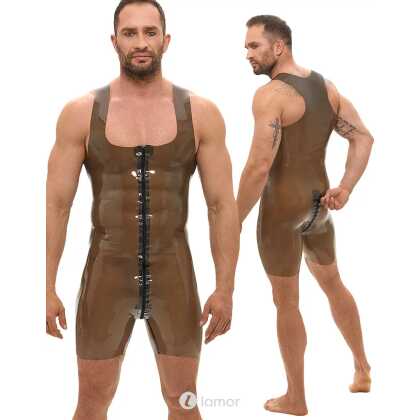* LATE X LateX latex bodysuit smoke
