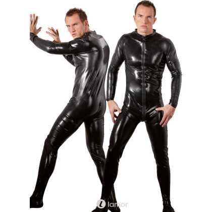 * LATE X Latex Heren catsuit