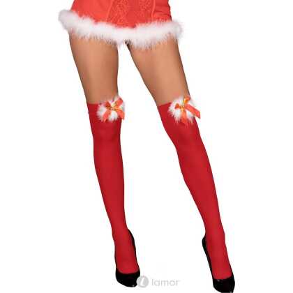 * LIVCO CORSETTI Kerst Hold-ups rood