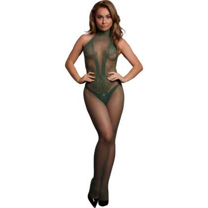 Le Désir by Shots Visnet en Kanten Bodystocking - One Size