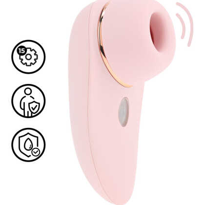 Loveline by Shots Aurie - AirTap Vibrator met Twee Hoofdaccessoires - Roze