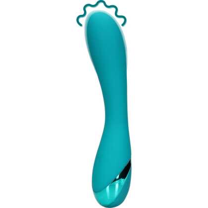 Loveline by Shots Glad Siliconen G-Spot Vibrator - Teal Blauw