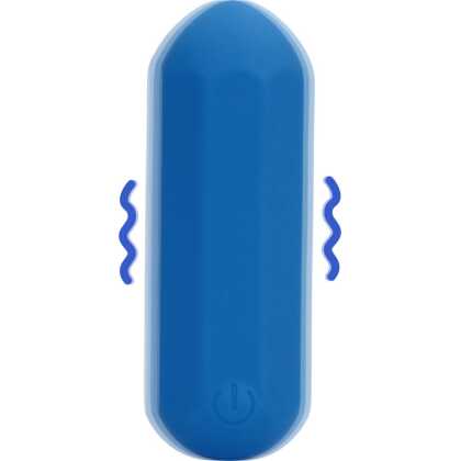 Loveline by Shots Hexagon Vorm Bullet Vibrator - Jetset Blauw