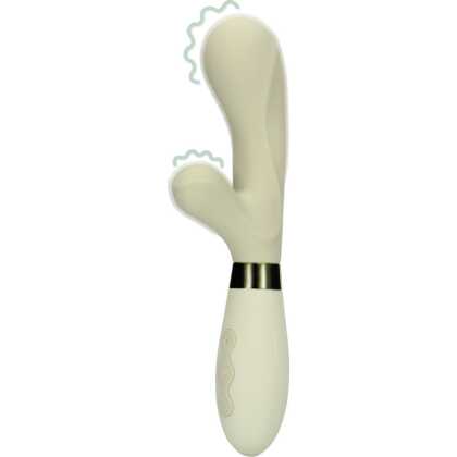 Loveline by Shots Siliconen Rabbit Vibrator - Misty Green