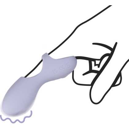 Loveline by Shots Siliconen Vinger Vibrator - Lavendel