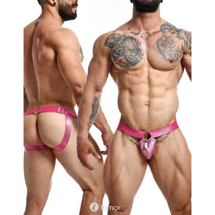 * MOB Eroticwear Roze Heren Jock Strap
