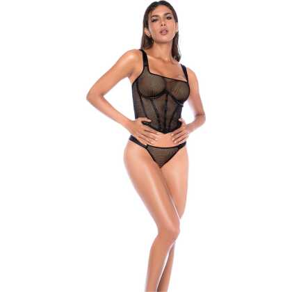 Mapalé Mesh Twee Delige Set - L/XL - Zwart