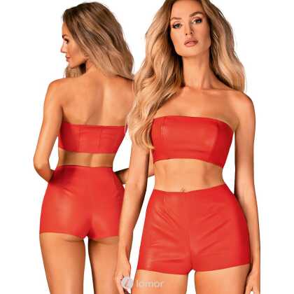 * OBSESSIVE Rood Short Hermeza ( L